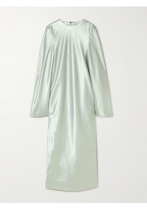 Calvin Klein Collection - Alba Duchesse-satin Midi Dress - Green - IT36,IT38,IT40,IT42