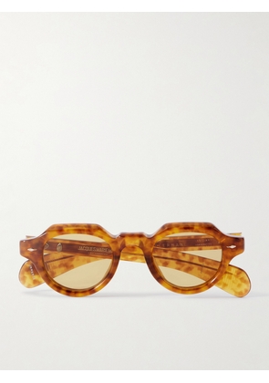 Jacques Marie Mage - Kellerman Round-frame Acetate Sunglasses - Brown - One size