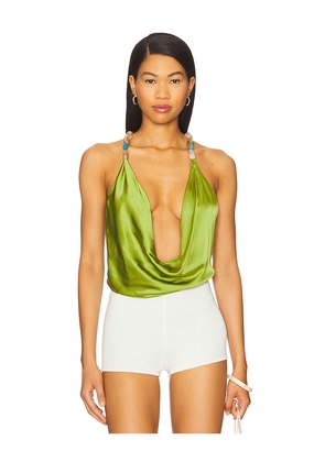 Lovers and Friends Diamanto Top in Green. Size M. Also in XS, S, XL.