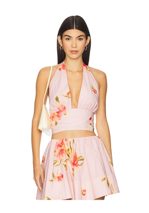 Lovers and Friends Petal Top in Blush. Size L. Also in XS, S, M, XL.