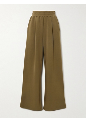 Varley - The Extra Wide Leg Pleated Doublesoft® Wide-leg Pants - Green - xx small,x small,small,medium,large,x large