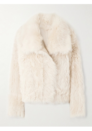 Yves Salomon - Shearling Jacket - White - FR 34,FR 36,FR 38,FR 40,FR 42,FR 44,FR 46