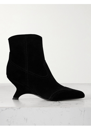 SIMKHAI - Shadow Suede Ankle Boots - Black - IT36,IT37,IT38,IT39,IT40,IT41