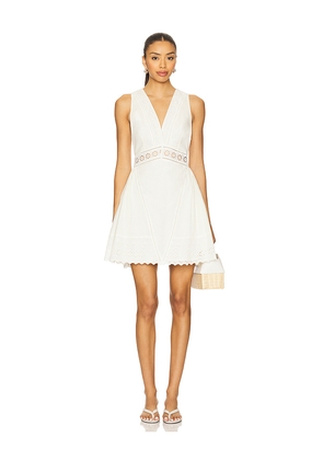 MISA Los Angeles Cicely Dress in Cream. Size L. Also in S, M, XL.