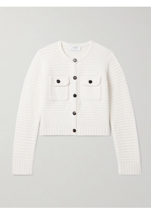 La Ligne - Monique Ribbed-knit Cardigan - Ivory - xx small,x small,small,medium,large,x large
