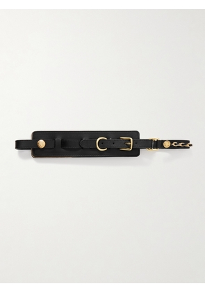 MAISON MAYLE - Corsaire Leather Belt - Black - small,medium,large