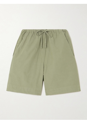 LESET - Kyoto Cotton-poplin Shorts - Green - x small,small,medium,large,x large