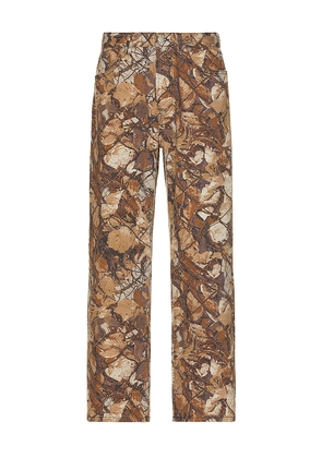 Obey Classic Baggy Denim Pant in Brown. Size 30. Also in 31, 32, 33, 34, 36.