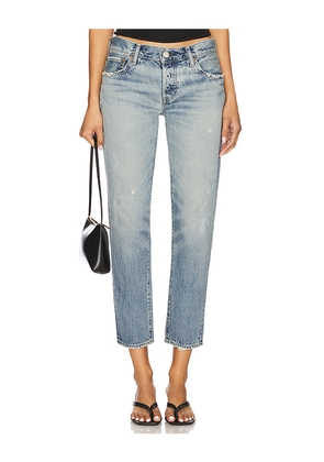 Moussy Vintage Ehrhardt Tapered Jeans in Blue. Size 31. Also in 32.