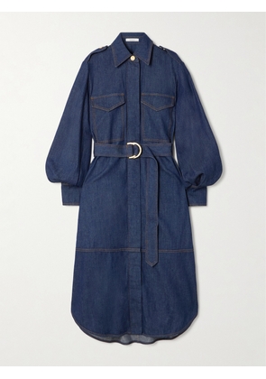Zimmermann - Denim Midi Shirt Dress - Blue - 00,1,2,3,4