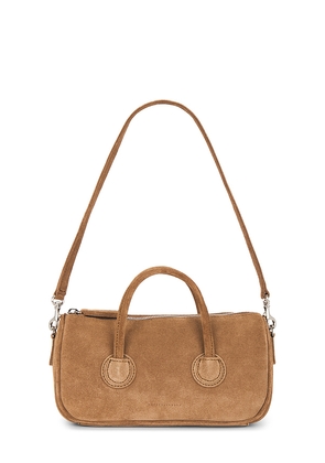 MARGESHERWOOD Zipper Small Bag in Brown.