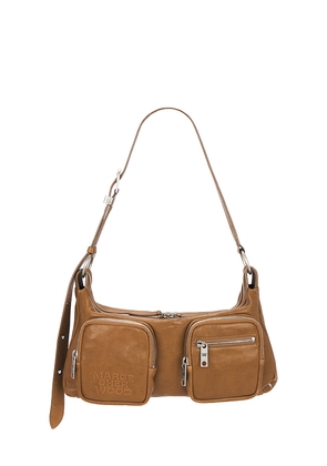 MARGESHERWOOD Outpocket Hobo Bag in Tan.