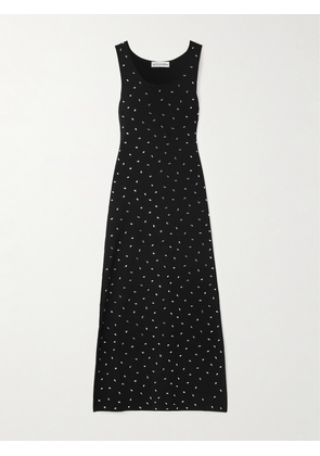 Altuzarra - Geordie Crystal-embellished Jersey Midi Dress - Black - x small,small,medium,large,x large