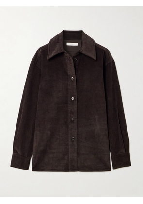 Co - Cotton-corduroy Shirt - Brown - x small,small,medium,large,x large