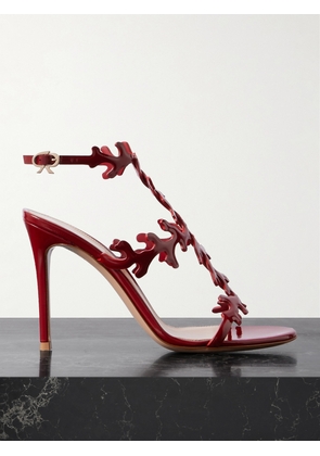 Gianvito Rossi - Nuit 95 Patent-leather Sandals - Red - IT36,IT36.5,IT37,IT37.5,IT38,IT38.5,IT39,IT39.5,IT40,IT40.5,IT41,IT41.5,IT42