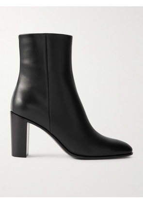 Gianvito Rossi - Vitello Glove 85 Leather Ankle Boots - Black - IT36,IT36.5,IT37,IT37.5,IT38,IT38.5,IT39,IT39.5,IT40,IT40.5,IT41,IT41.5,IT42