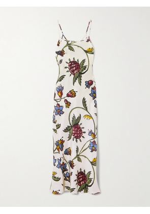 S.S. Daley - Willow Floral-print Silk-twill Maxi Dress - Multi - UK 4,UK 6,UK 8,UK 10,UK 12,UK 14