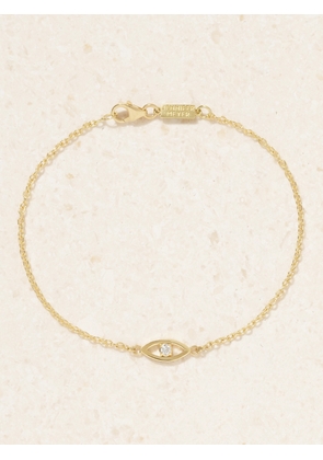 Jennifer Meyer - Mini Evil Eye 18-karat Gold Diamond Bracelet - One size