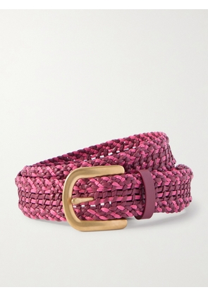 Gabriela Hearst - Sam Woven Leather Belt - Pink - XS,S,M,L