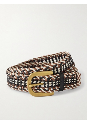 Gabriela Hearst - Sam Woven Leather Belt - Brown - XS,S,M,L,XL