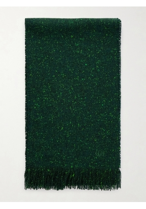 Gabriela Hearst - Illumina Fringed Wool And Cashmere-blend Scarf - Green - One size