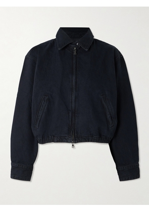 AGOLDE - Nile Denim Bomber Jacket - Blue - x small,small,medium,large,x large