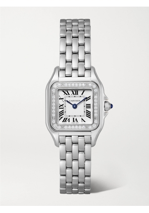 Cartier - Panthère De Cartier Small 23mm Stainless Steel Diamond Watch - Gray - One size