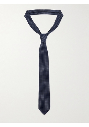 The Frankie Shop - Lene Polka-dot Jacquard Tie - Blue - One size