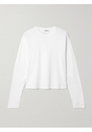 AGOLDE - Sydney Organic Cotton-jersey T-shirt - White - x small,small,medium,large,x large