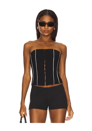 Nakedvice Belle Corset in Black. Size L. Also in XS, S, M.