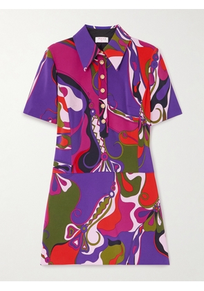 PUCCI - Printed Cady Mini Dress - Multi - IT38,IT40,IT42,IT44,IT46,IT48