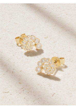 Sophie Bille Brahe - Petit Rêve Escargot 18-karat Recycled Gold Diamond Earrings - One size