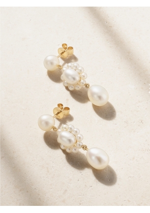 Sophie Bille Brahe - Amis Marguerite 14-karat Recycled Gold Pearl Earrings - One size
