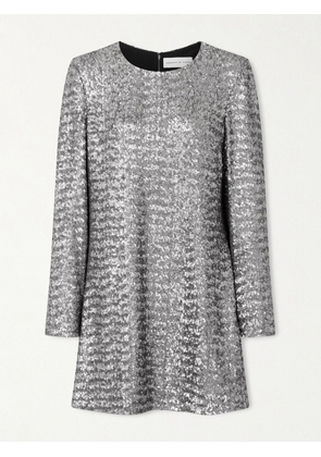 Veronica de Piante - Layla Sequined Tulle Mini Dress - Metallic - IT36,IT38,IT40,IT42,IT44,IT46