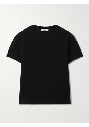AGOLDE - Adine Cropped Organic Cotton-jersey T-shirt - Black - x small,small,medium,large,x large