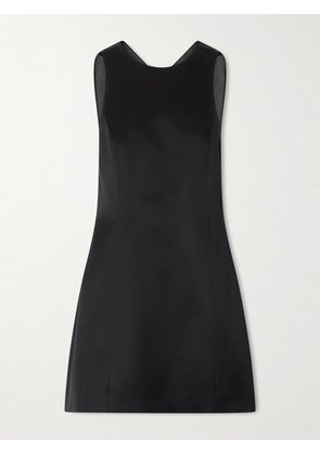 Veronica de Piante - Soren Open-back Silk Mini Dress - Black - IT36,IT38,IT40,IT42,IT44,IT46