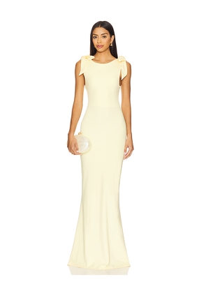 OW Collection x REVOLVE Cornelia Maxi Dress in Yellow. Size L. Also in M, S, XS.