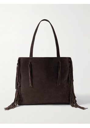 Nili Lotan - Joni Fringed Suede Tote - Brown - One size