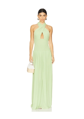 OW Collection x REVOLVE Rhea Maxi Dress in Green. Size L. Also in M, S, XS.