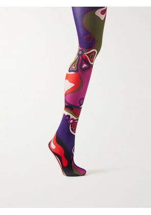 PUCCI - Printed Tights - Multi - small,medium,large