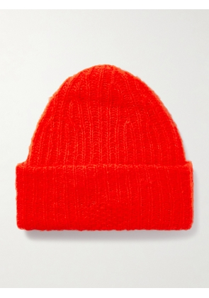 Guest In Residence - Cloud Ribbed Merino Wool-blend Beanie - Red - One size