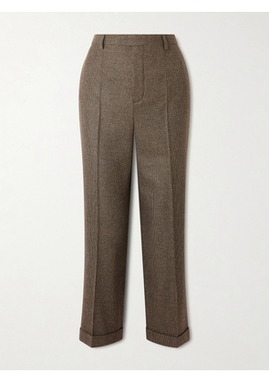 Loro Piana - Louis Cropped Wool And Cashmere-blend Straight-leg Pants - Brown - IT36,IT38,IT40,IT42,IT44,IT46,IT48