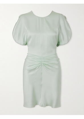 Victoria Beckham - Gathered Mini Dress - Green - UK 4,UK 6,UK 8,UK 10,UK 12,UK 14