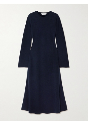 Gabriela Hearst - Rebus Wool, Silk And Cashmere-blend Midi Dress - Blue - x small,small,medium,large,x large