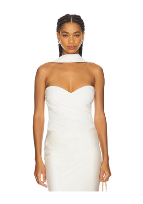 NBD The Shuri Bodysuit in Ivory. Size L. Also in M, S, XL, XS, XXS.