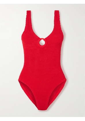 Hunza G - Coverage Celine Original Crinkle™ Swimsuit - Red - One size