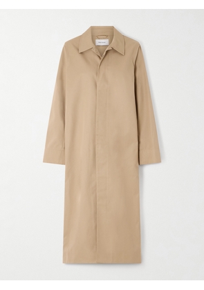 Matteau - Long Macintosh Gabardine Coat - Neutrals - 1,2,3,4,5
