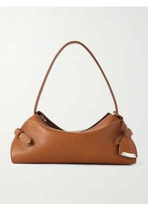 Ralph Lauren Collection - The Ralph Buckled Leather Shoulder Bag - Brown - One size