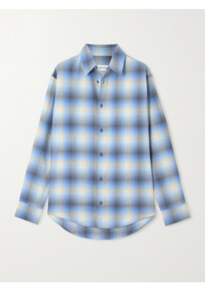 Matteau - Cotton-flannel Shirt - Blue - 1,2,3,4,5