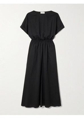 Matteau - Relaxed Tee Cotton-gauze Maxi Dress - Black - 1,2,3,4,5